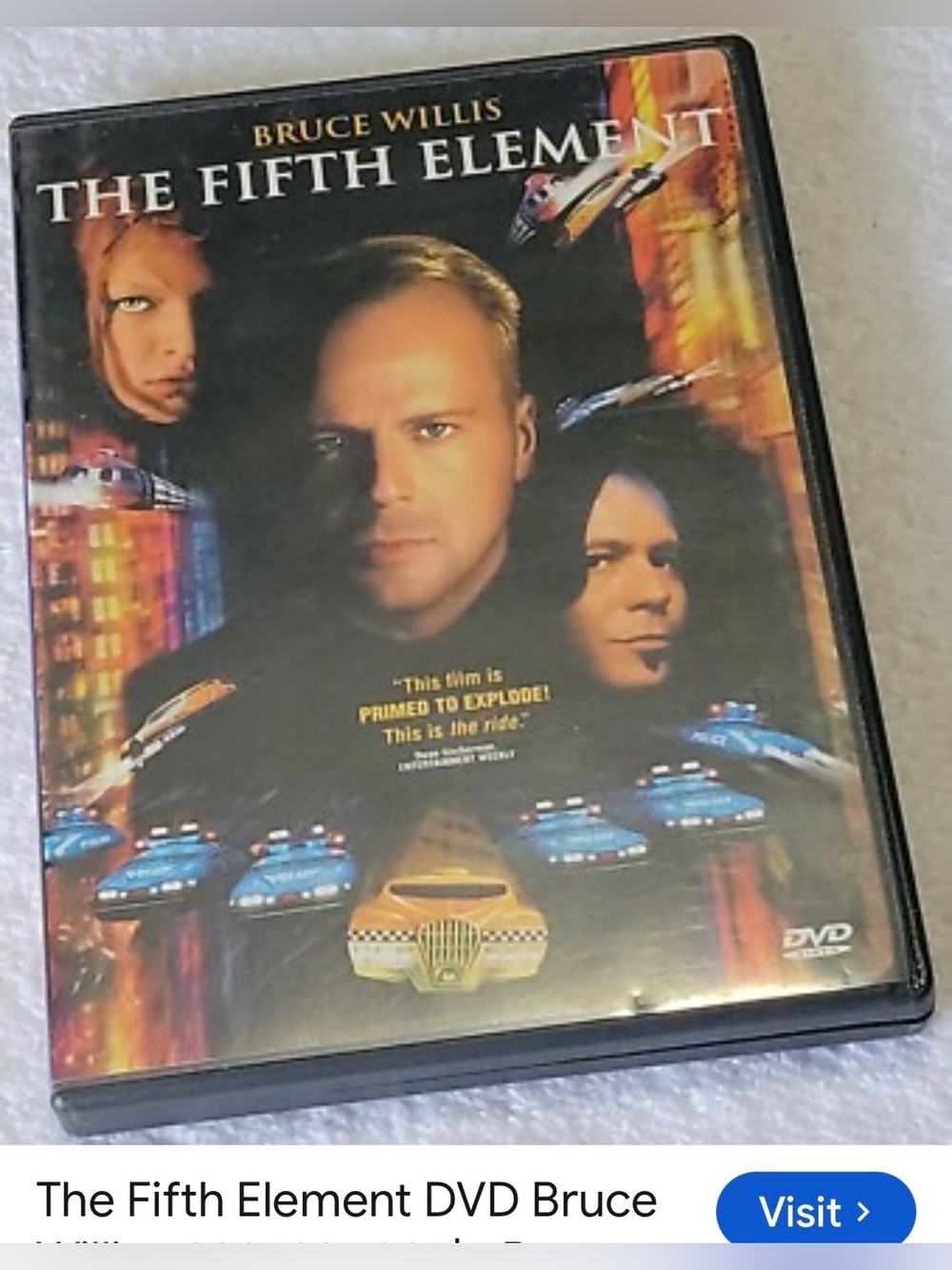 #3331**The Fifth Element (DVD) - Bruce Willis - Black Case